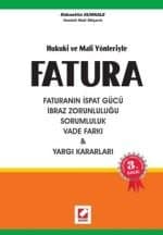 Hukuki ve Mali Yönleriyle Fatura