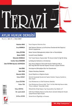 Terazi Aylık Hukuk Dergisi (Yıl: 2 Sayı: 5 Ocak 2007)