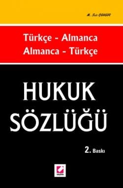 Hukuk Sözlüğü Türkçe - Almanca / Almanca - Türkçe