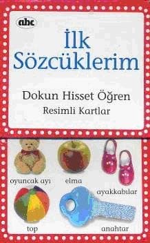 İlk Sözcüklerim Dokun Hisset Öğren Resimli Kartlar