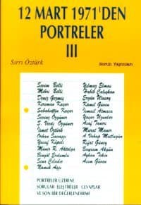 12 Mart 1971'den Portreler 3