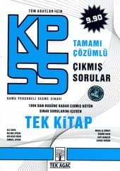 KPSS-Tek Kitap Tamamı Çöz. Çıkmış Sorular