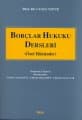 Borçlar Hukuku Dersleri (Özel Hükümler)