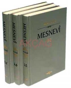 Mesnevi 3 Kitap, 6 Cilt (Karton Kapak/İthal Kağıt)