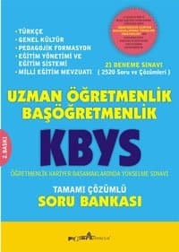 Uzman Öğretmen Başöğretmen KBYS Tamamı Çözümlü Soru Bankası