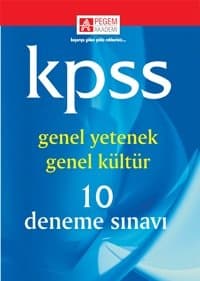 KPSS Genel Yetenek Genel Kültür 10 Deneme Sınavı