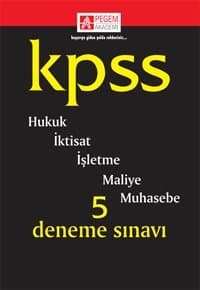 KPSS A Grubu Hukuk İktisat İşletme Maliye Muhasebe 5 Deneme Sınavı