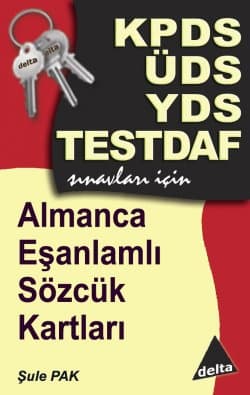 KPDS ÜDS YDS TESTDAF Almanca Eşanlamlı Sözcük Kartları