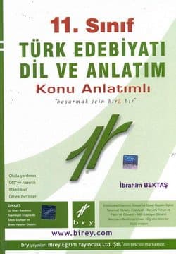 11. Sınıf Türk Edebiyatı Dil ve Anlatım