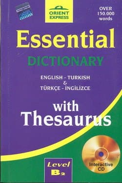 Essentıal Dictionary Wıtth Thesaurus Cd`li