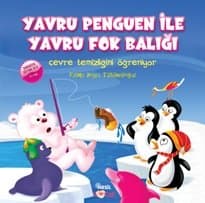 Yavru Penguen İle Yavru Fok Balığı
