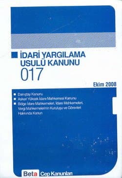 İdari Yargılama Usulü Kanunu / Cep-017