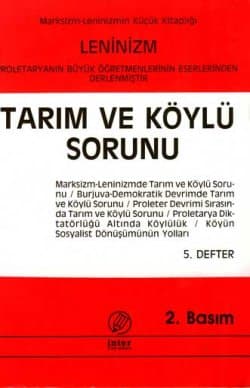 Tarım ve Köylü Sorunu