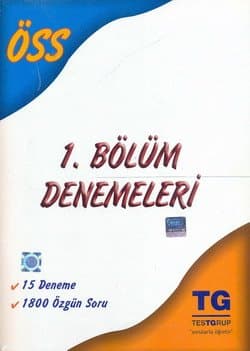 ÖSS 1. Bölüm Denemeleri