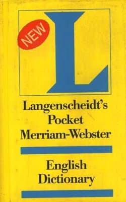 Langenscheidt`s Pocket Merriam-Webster English Dictionary