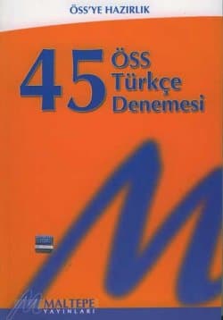 45 ÖSS Türkçe Denemesi