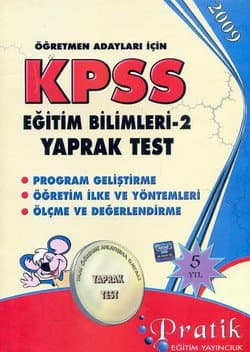 KPSS Eğitim Bilimleri-2 Yaprak Test