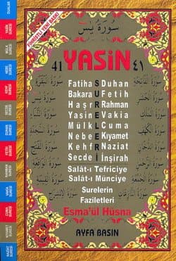 41 Yasin Orta Boy - 4 Renk - Arapça