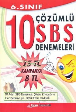 6. Sınıf 10 Çözümlü SBS Denemeleri