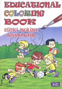 Educational Coloring Book-Eğitici İngilizce Boyama Kitabı