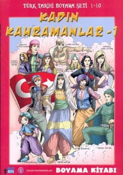 Türk Tarihi Boyama Seti-01: Kadın Kahramanlar-1