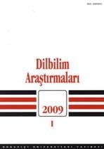 Dilbilim Araştırmaları 2009 / 1