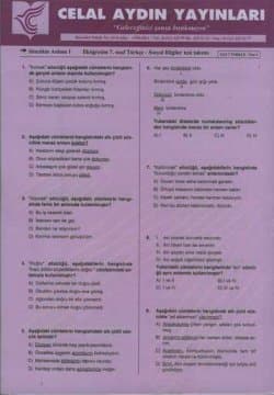 LGS 7 Türkçe-Test