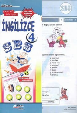 4. Sınıf SBS İngilizce Yaprak Testleri