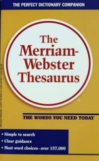 The Merriam-Webster`s Thesaurus