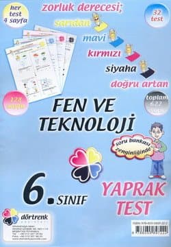 6. Sınıf Fen ve Teknoloji Yaprak Test
