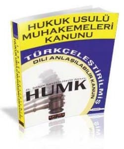 Türkçeleştirilmiş Hukuk Usulü Muhakemeleri Kanunu