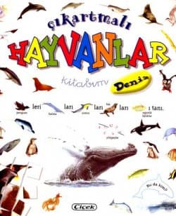 Çıkartmalı Hayvanlar Kitabım-Deniz