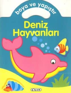 Deniz Hayvanları-Boya ve Yapıştır-