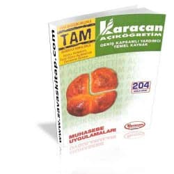 AÖF 204 Nolu Kitap 2. Sınıf Muhasebe Uygulamaları