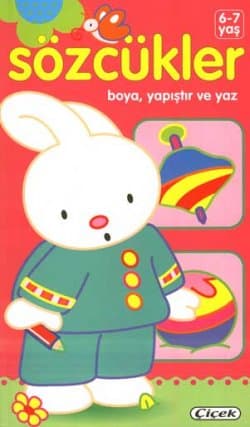 Sözcükler-Boya,Yapıştır ve Yaz-