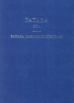 Patara IV.1 - Patara Unguentariumları