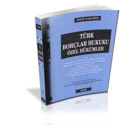 Türk Borçlar Hukuku Özel Hükümler