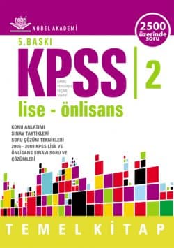 KPSS 2 Lise Ön - Lisans