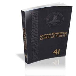 Anayasa Mahkemesi Kararları Dergisi 41-2005