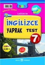 SBS İngilizce Yaprak Test 7