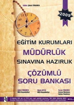 Eğitim Kurumları Müdürlük Sınavına Hazırlık Ç.S.B.