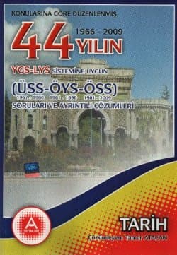 44 Yılın YGS-LYS Tarih Soruları ve Ayrıntılı Çözümleri