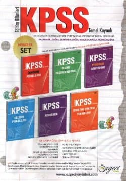 Özgeci KPSS Eğitim Bilimleri Modüler Set