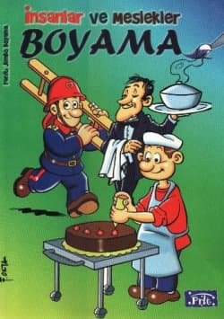 Parıltı Jumbo Boyama: İnsanlar ve Meslekler Boyama