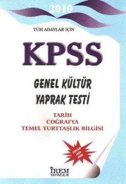 KPSS Genel Kültür Y.T. (Tarih-Coğrafya-Temel Yurttaşlık Bilgisi)