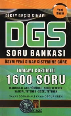 DGS Soru Bankası "Tamamı Çözümlü 1600 Soru"