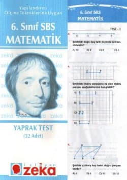 6. Sınıf SBS Matematik Yanıt Anahtarı