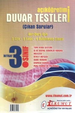 AÖF 3. Sınıf Duvar Testleri Seti