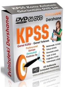 KPSS Genel Kültür-Genel Yetenek K.A. DVD Seti (56 DVD)