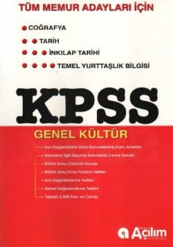 KPSS Genel Kültür Konu Anlatımlı